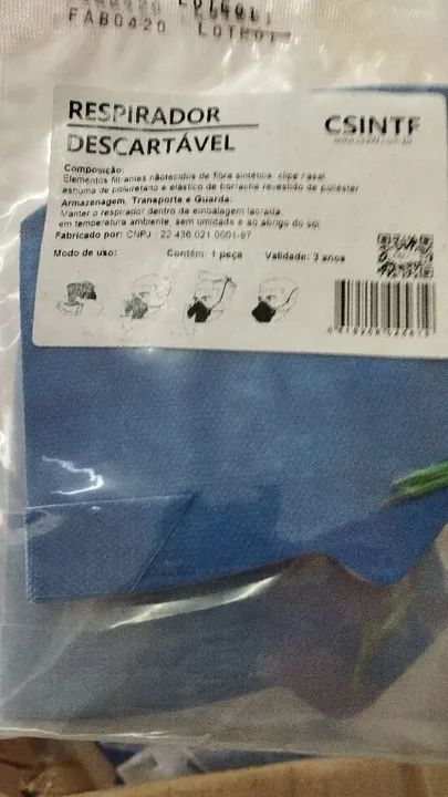 Respirador descartável  - Foto 2
