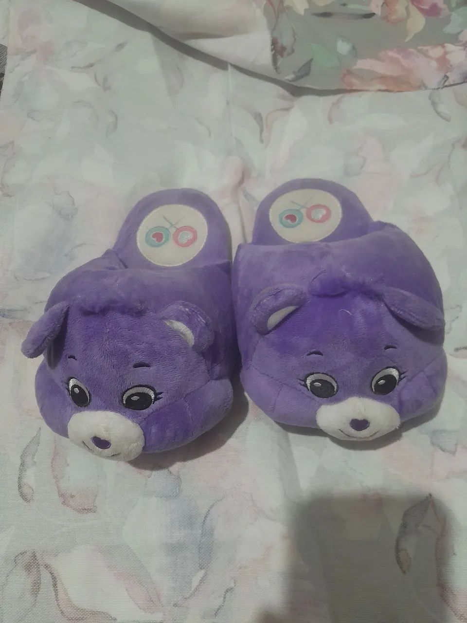 pantufas dos ursinhos carinhosos tamanho P equivale tamanho27/28