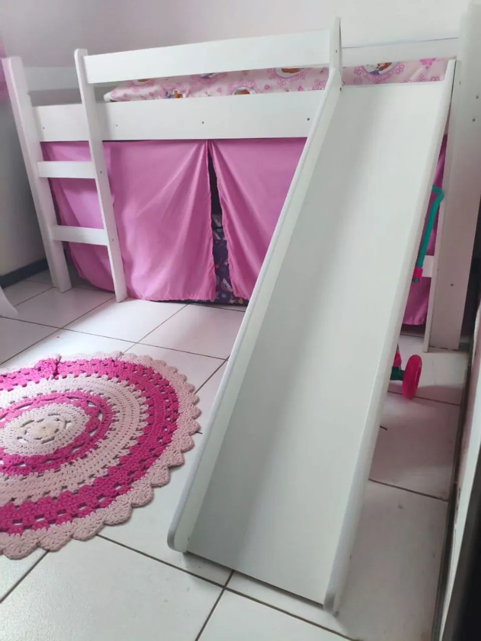 Cama com Escorregador Infantil 