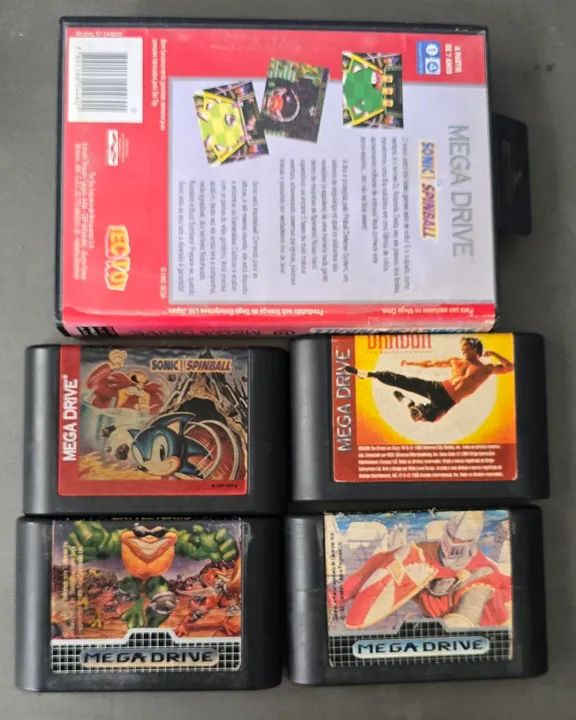  jogos originais Sega Mega Drive [TROCO]. - Foto 2