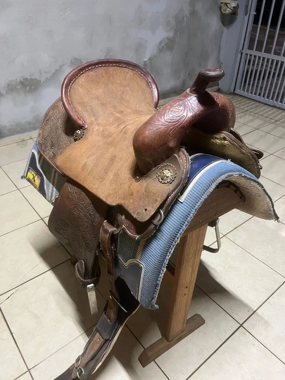 Sela quarto de milha rédeas  - Foto 2