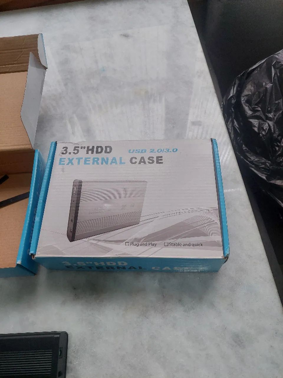 Case para HD externo - 3.5 - USB 2.0 e 3.0