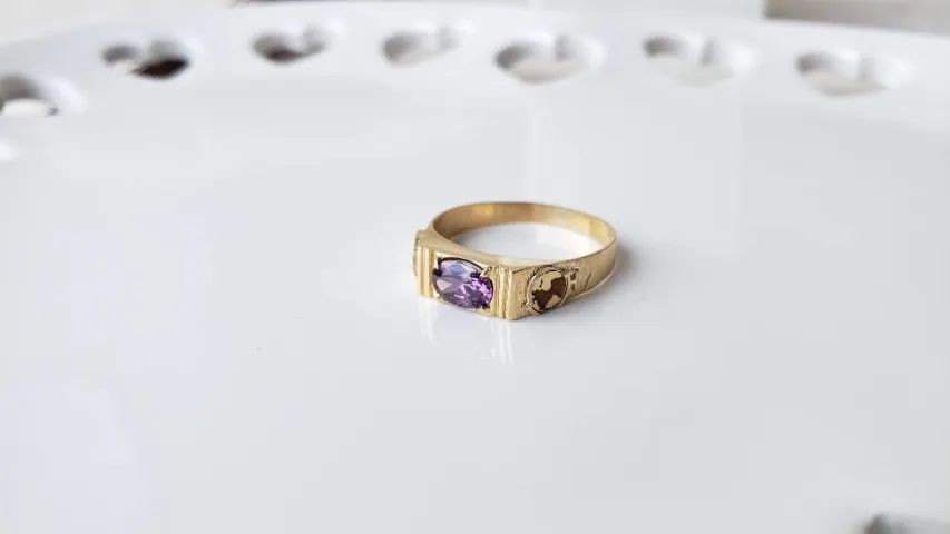 Anéis de Formatura para Geografia em Ouro 18k - Foto 5