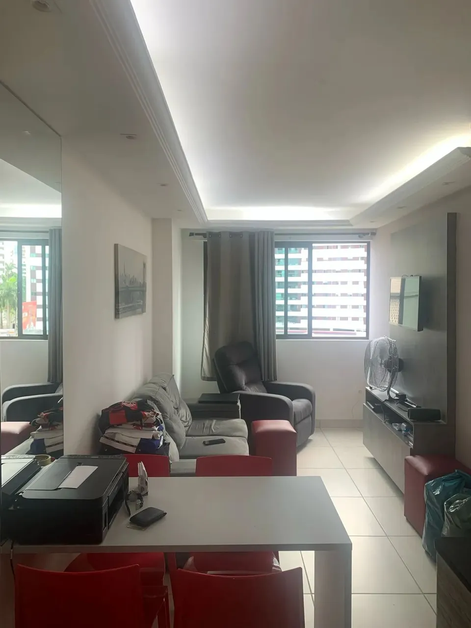 Flat mobiliado com 1 quarto para alugar, na Tamarineira.