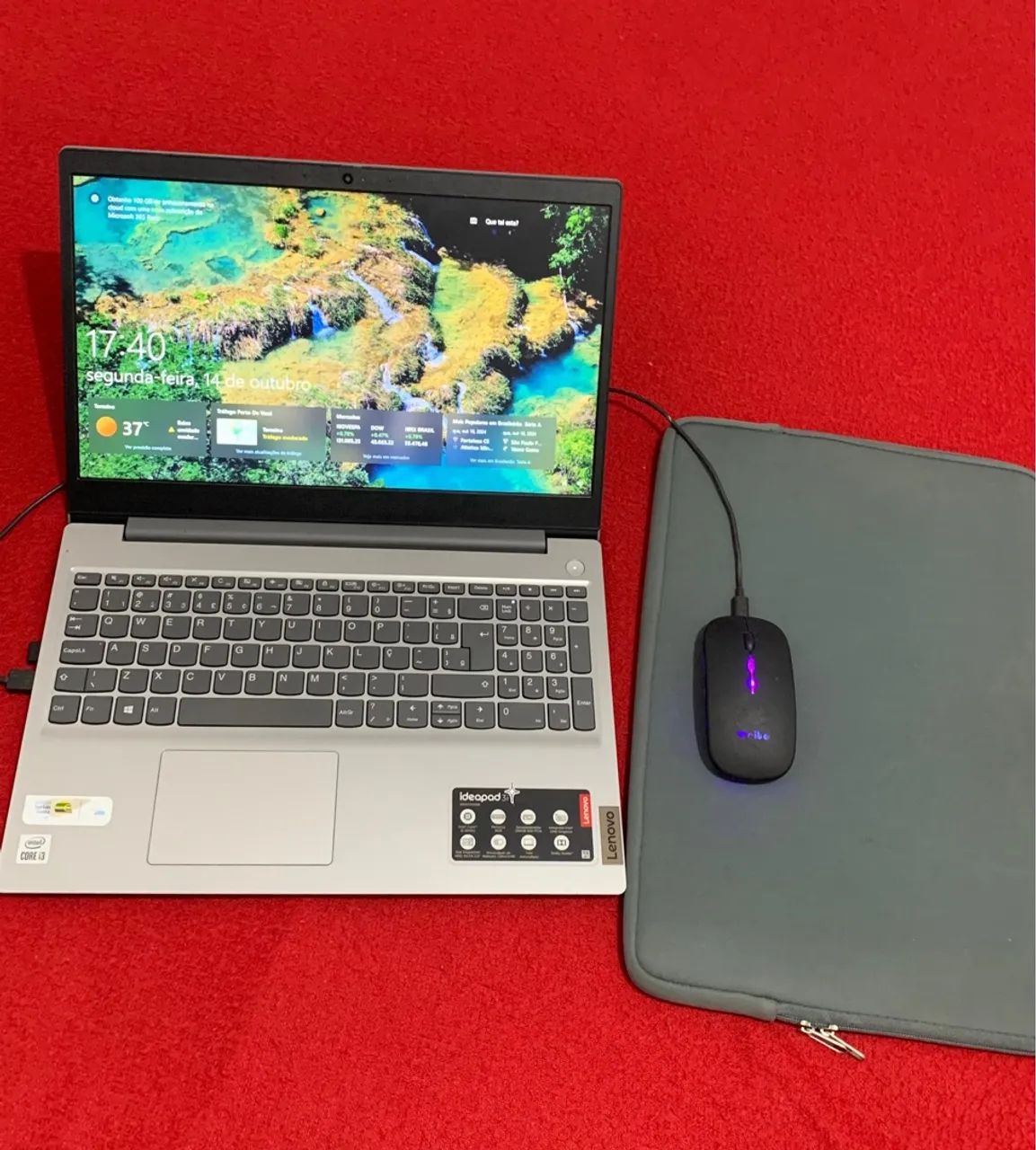 NOTEBOOK LENOVO I3 10G SEMI NOVO,04GB MEMÓRIA RAM,SSD NVME 256GB,IMPECÁVEL,NEGOCIÁVEL - Foto 2