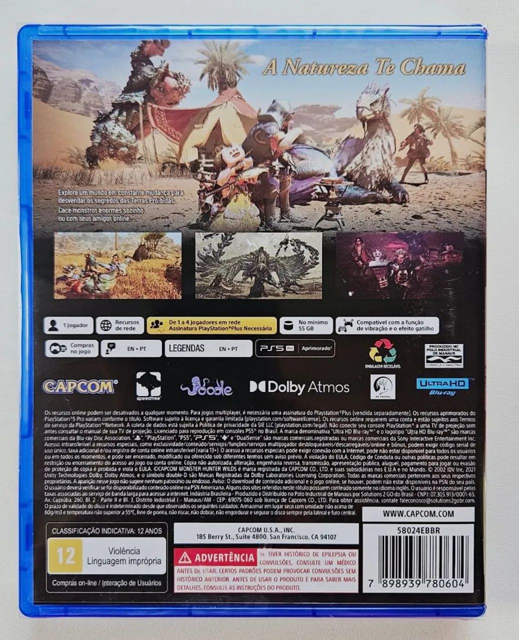 Jogo Monster Hunter Wilds - PS5 novo lacrado - Foto 2