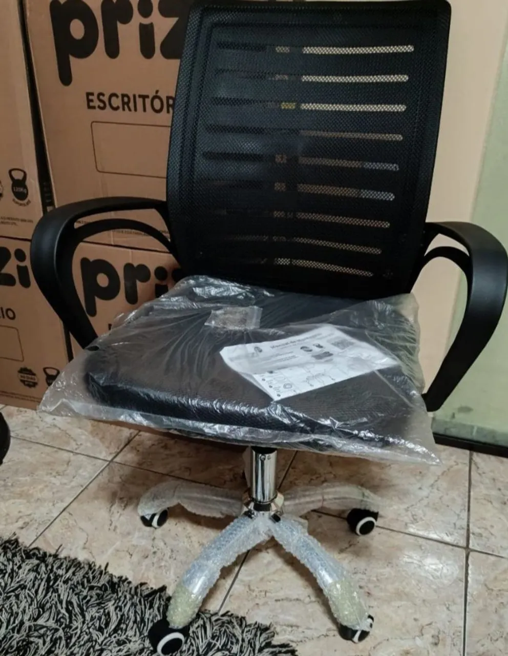 NOVAS Cadeira de Escritório Prizi Ergonômica com Rodinhas
