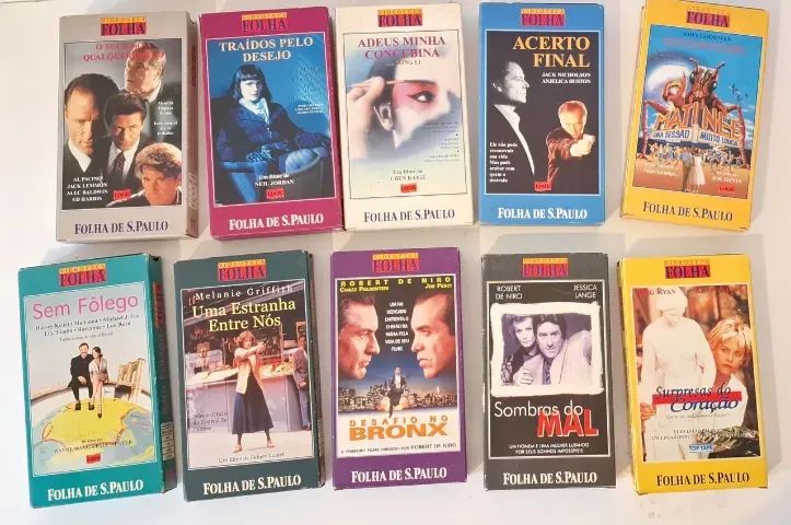 Coleção 28 fitas vhs videoteca folha - Foto 3
