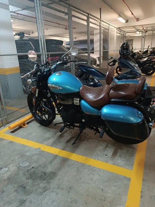 ROYAL ENFIELD METEOR 350 SUPERNOVA BLUE - Foto 5