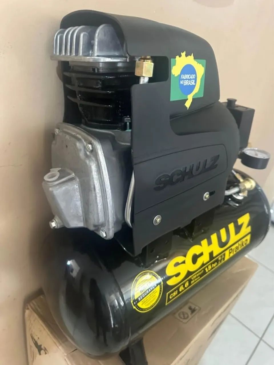 Compressor De Ar 20 litros 120 libras - Schulz (Novo) - Foto 3