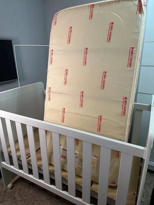 Berço de Bebê Branco - Abracadabra  - Foto 4