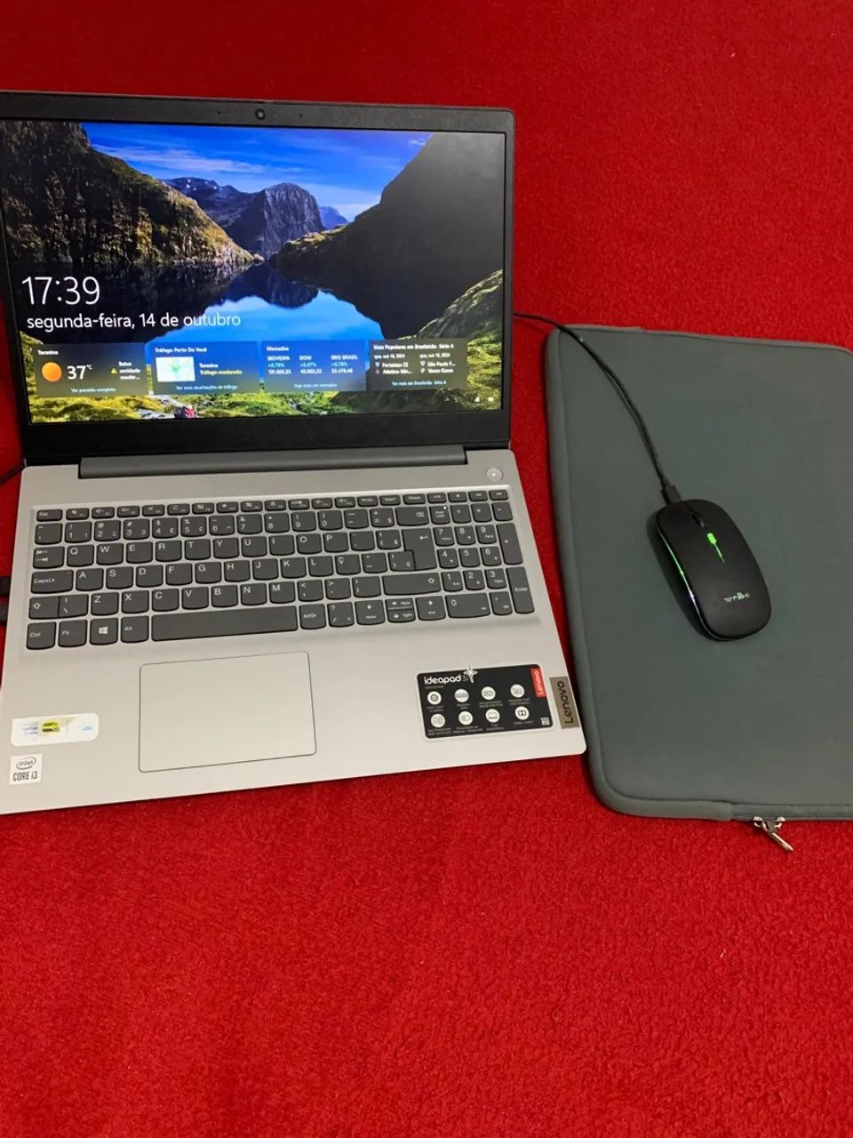 NOTEBOOK LENOVO I3 10G SEMI NOVO,04GB MEMÓRIA RAM,SSD NVME 256GB,IMPECÁVEL,NEGOCIÁVEL - Foto 5
