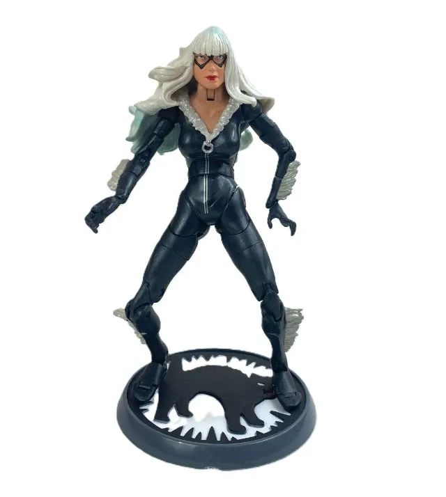 boneco de ação black cat marvel legends spider-man sinister six