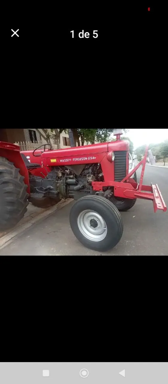 Trator Massey Ferguson 65x Eixo alto