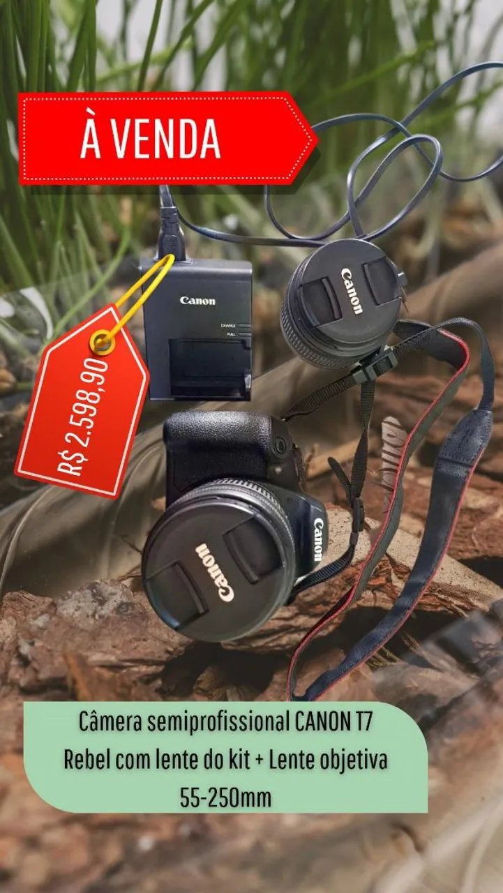 Camera semiprofissional Canon