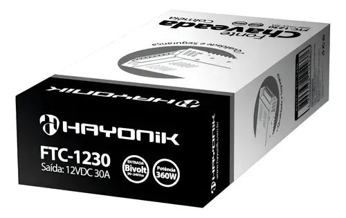 Fonte Colmeia 12vdc 30a 360w Bivolt Manual Ftc1230 Hayonik - Foto 6