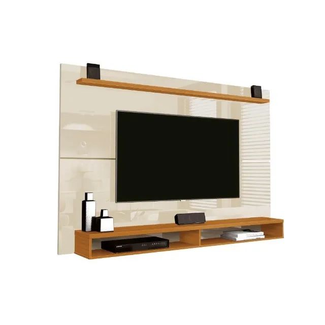 Painel MX Com Nichos Para TV Até 65'' Polegadas! Frete e Montagem Grátis.