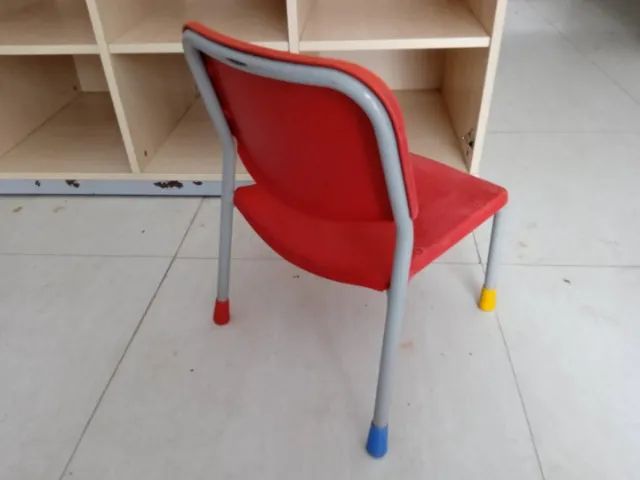 Cadeira infantil em Plástico / Aço Vermelho 51 cm x 32 cm x 40 cm - Foto 5