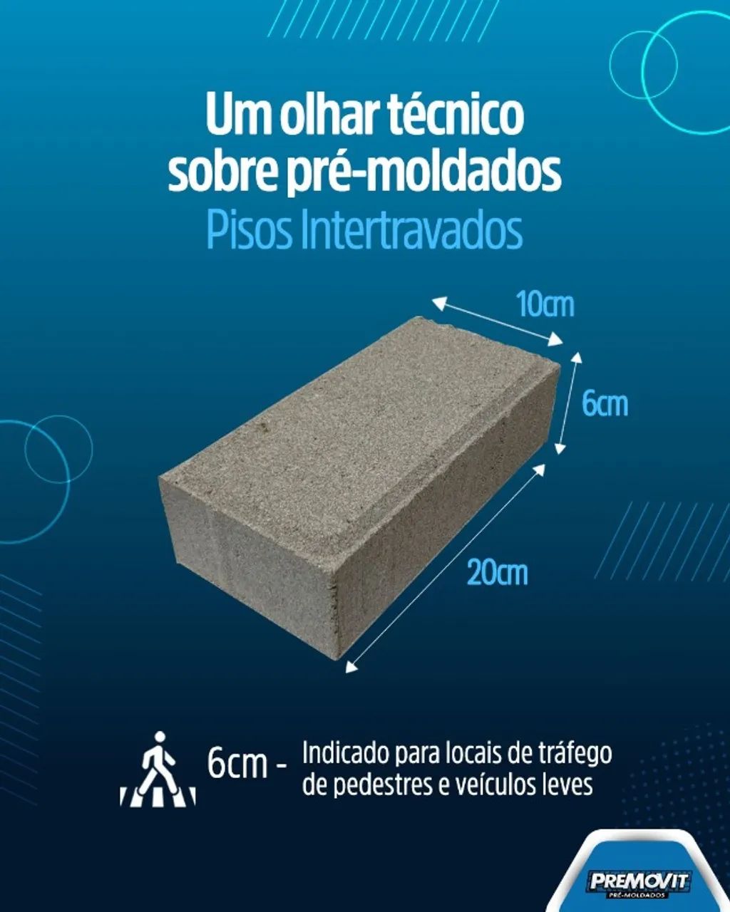 Pisos intertravados: PAVER 