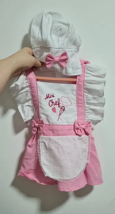 Romper Vestiso Fantasia Mini Chef
