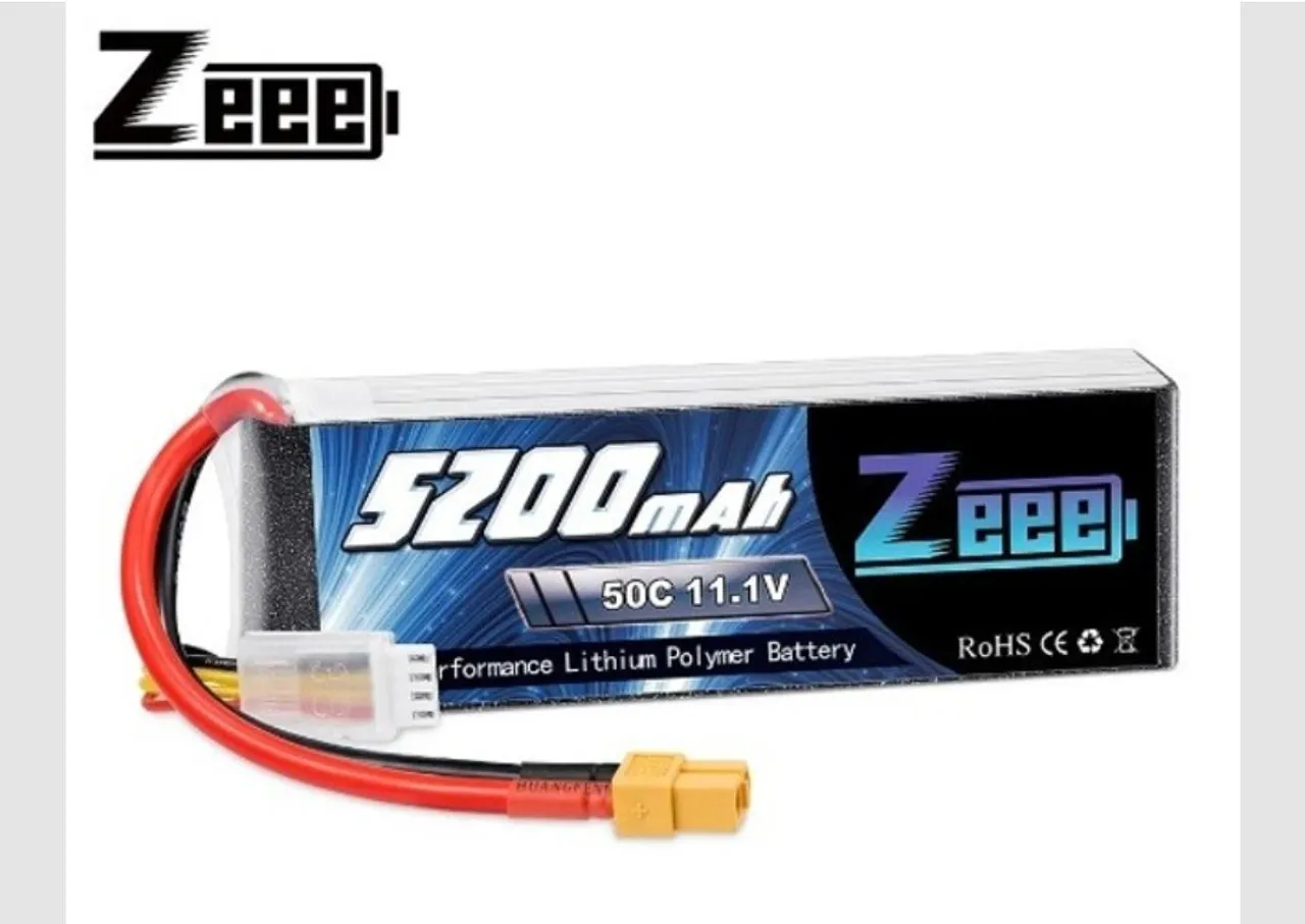Bateria Lipo Zeee 5200mAh 50C 3s 11.1V
