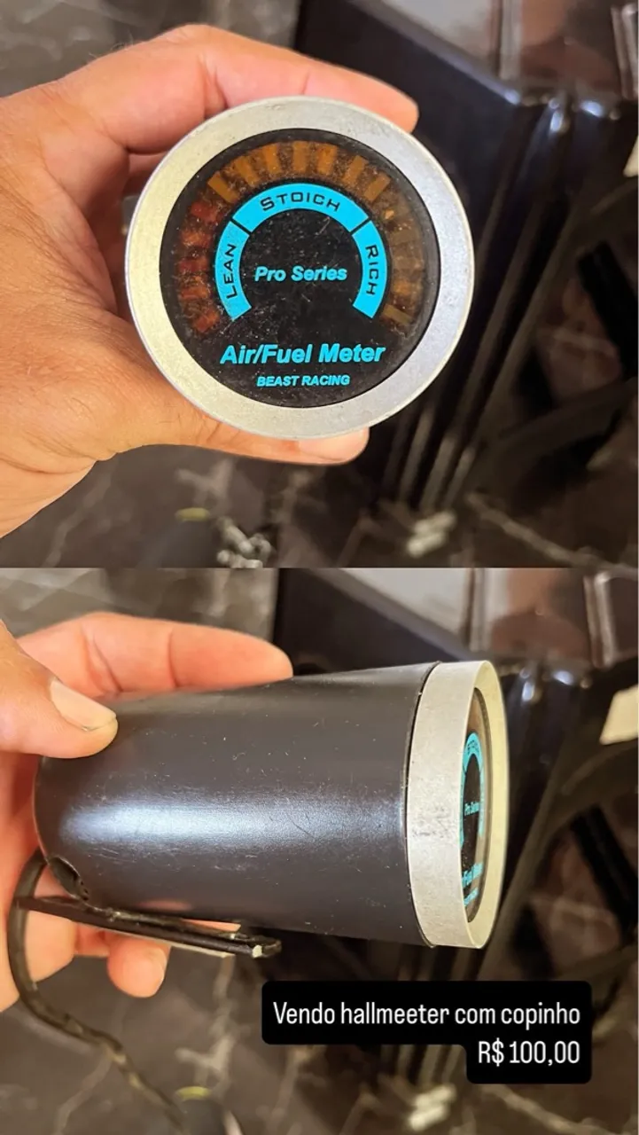 Hallmeter Air/Fuel Meter + manômetro boost