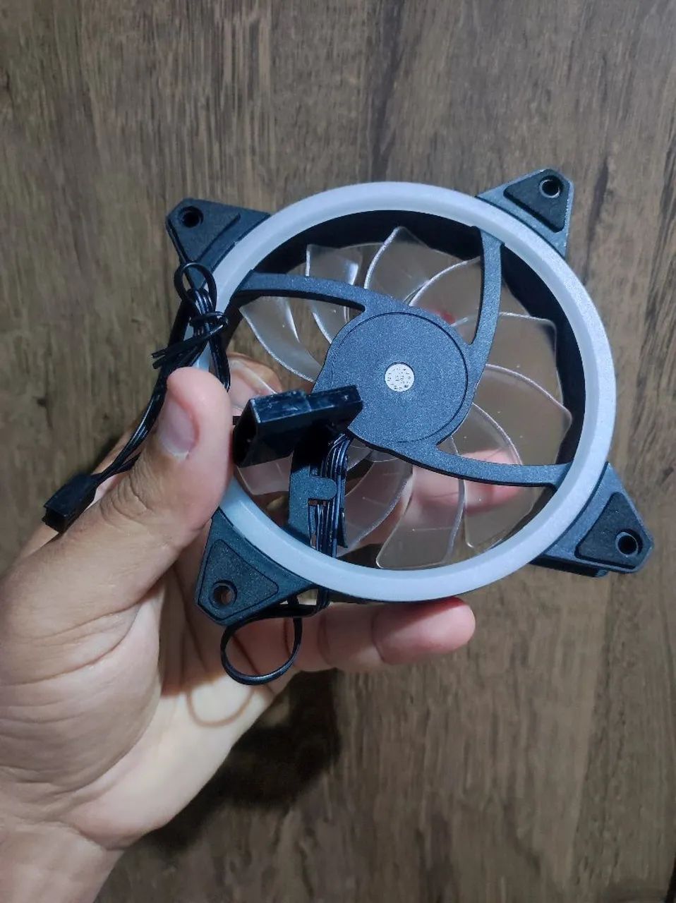 3 por 100R$ - Cooler para PC 120mm RGB com LED - Foto 4