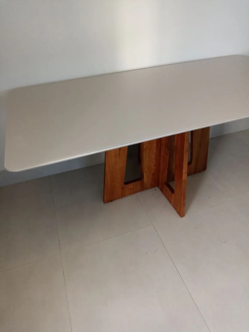 Mesa de vidro 6 lugares