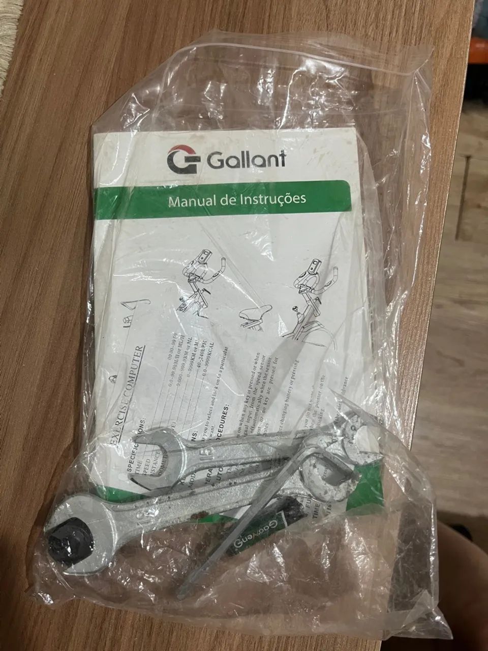 Bicicleta Ergométrica Elite Gallant - Preta/Laranja - Foto 3