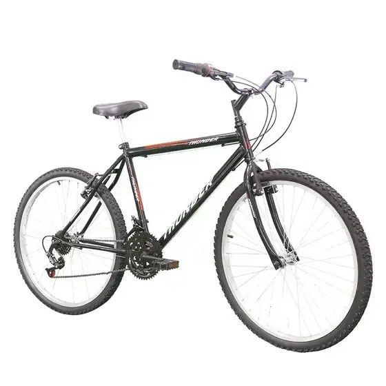 Bicicleta Aro 26 Track e Bikes Thunder Freio V-Brake 18 Marchas