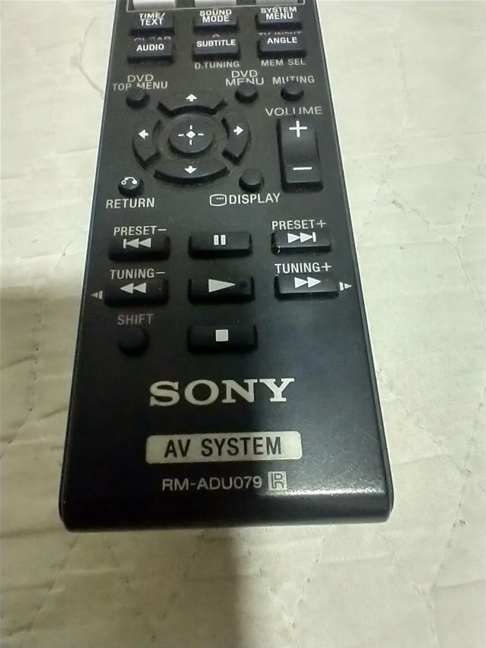 Controle remoto ORIGINAL AV System Sony Rm-adu079 (Usado) - Foto 3