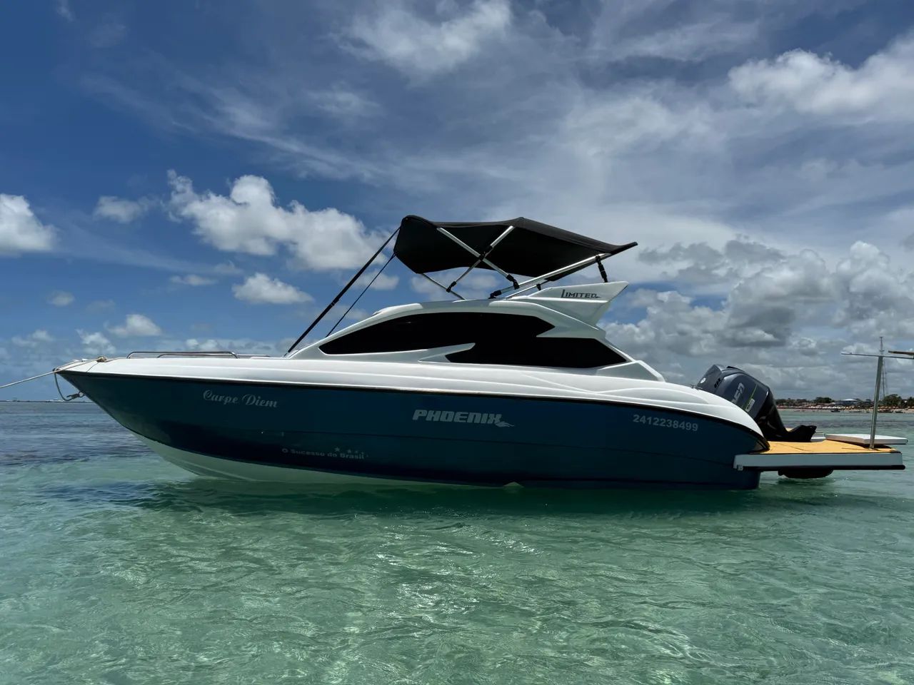 Vendo Lancha Phoenix 240 + Hidea 130 hp 4t 2024 37h  - Foto 7
