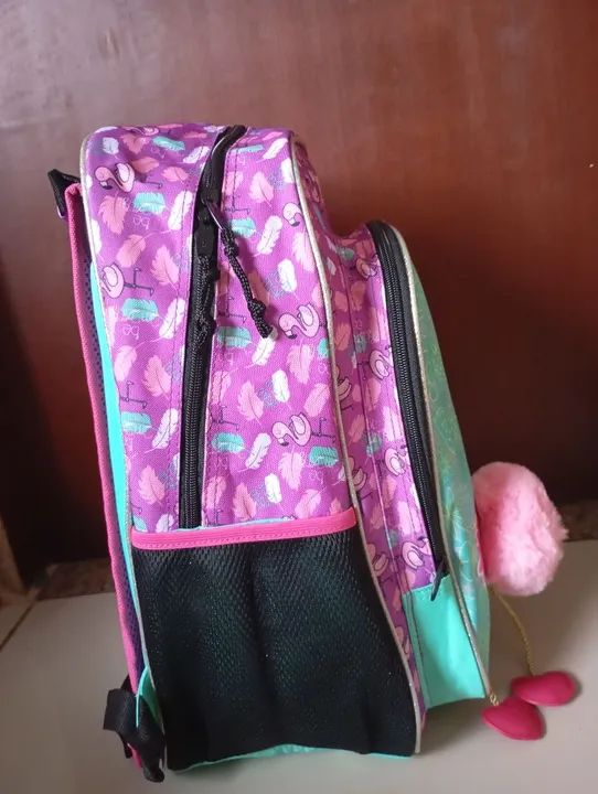 Mochila Infantil Flamingo - Nova - Foto 2