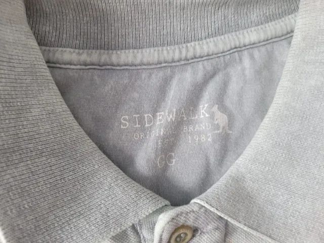 Camiseta Side Walk GG cinza esverdeado estonada - Foto 3