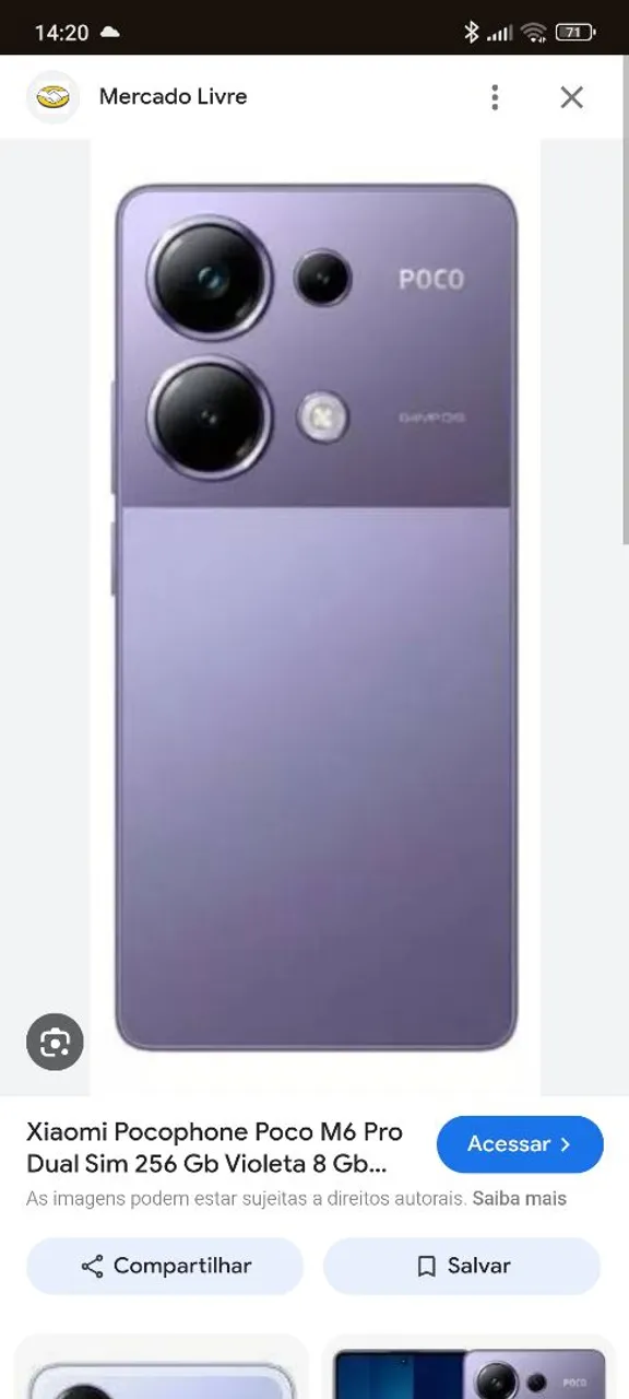 Poco m6 pro único dono