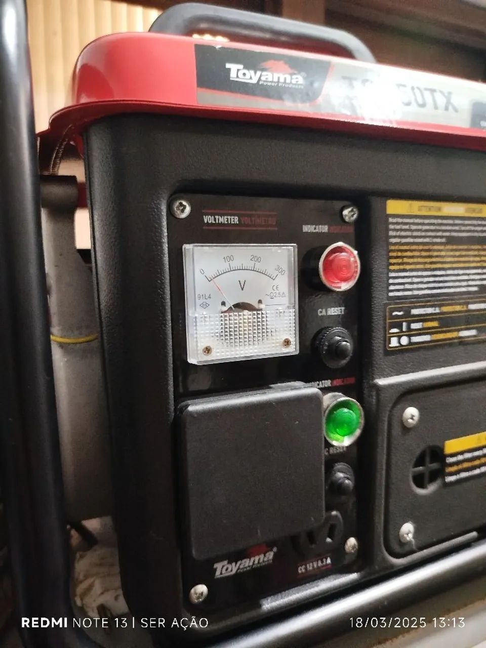 Gerador Toyama TG950TX a gasolina - Foto 3