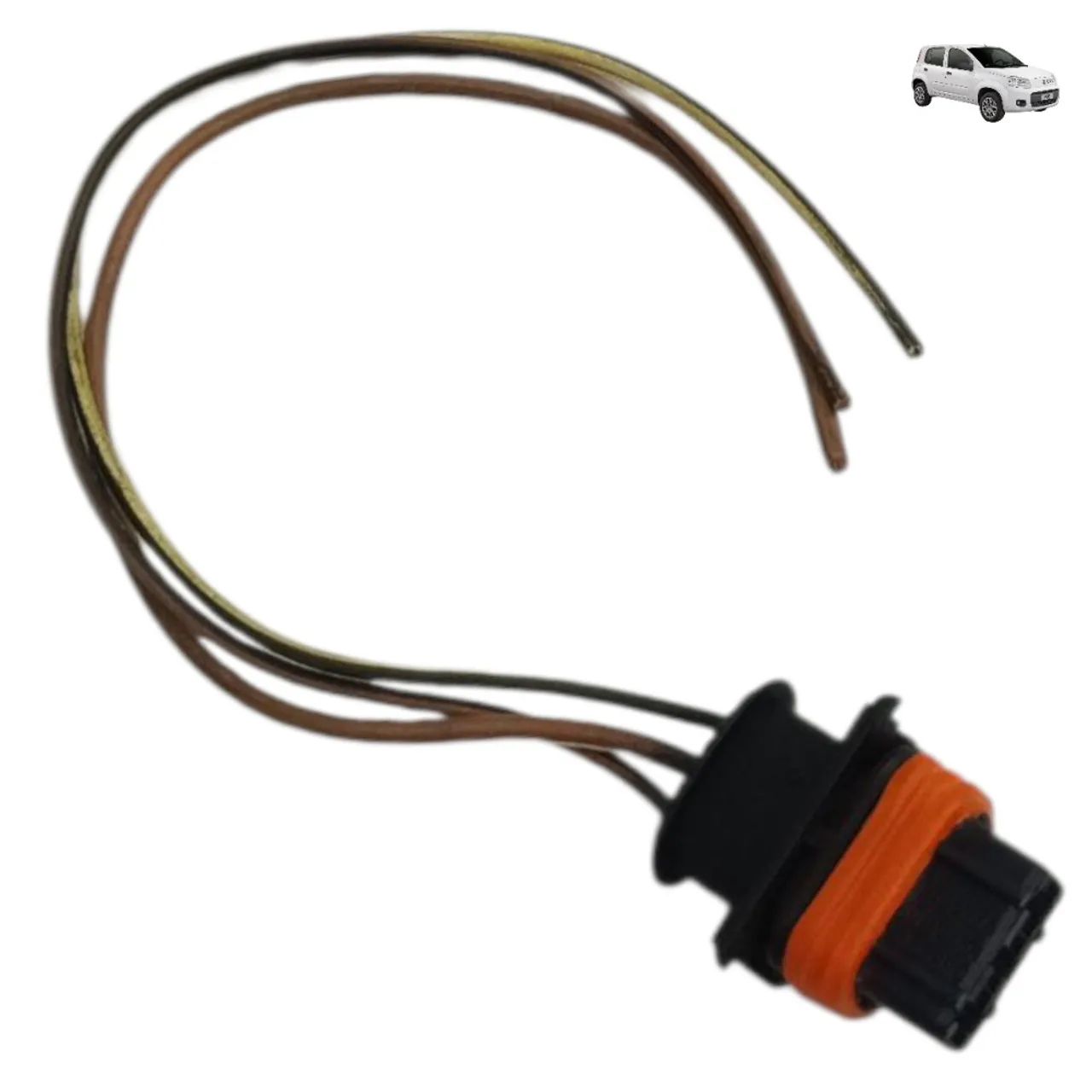 Plug conector bobina ignição Fiat Uno Vivace 1.0 2013 2014 