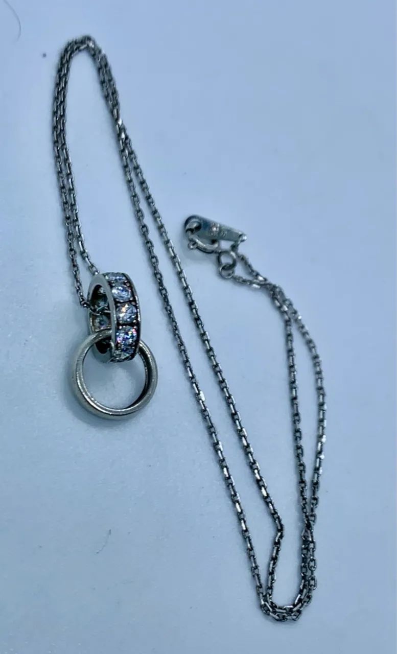 Colar Prata 925 com Pedras - Foto 3