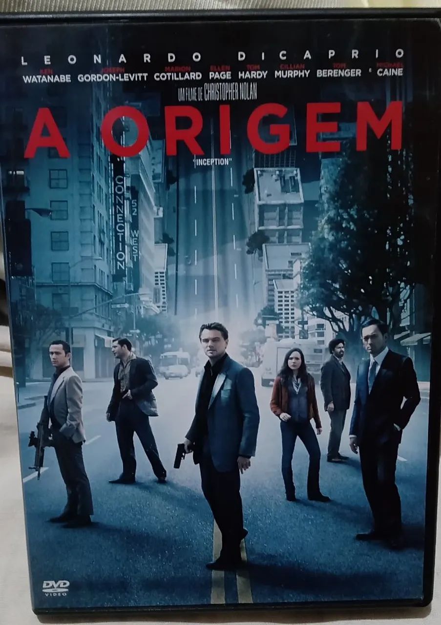 DVD Inception - A Origem Leonardo DiCaprio, ORIGINAL, DUBLADO e em perfeito estado