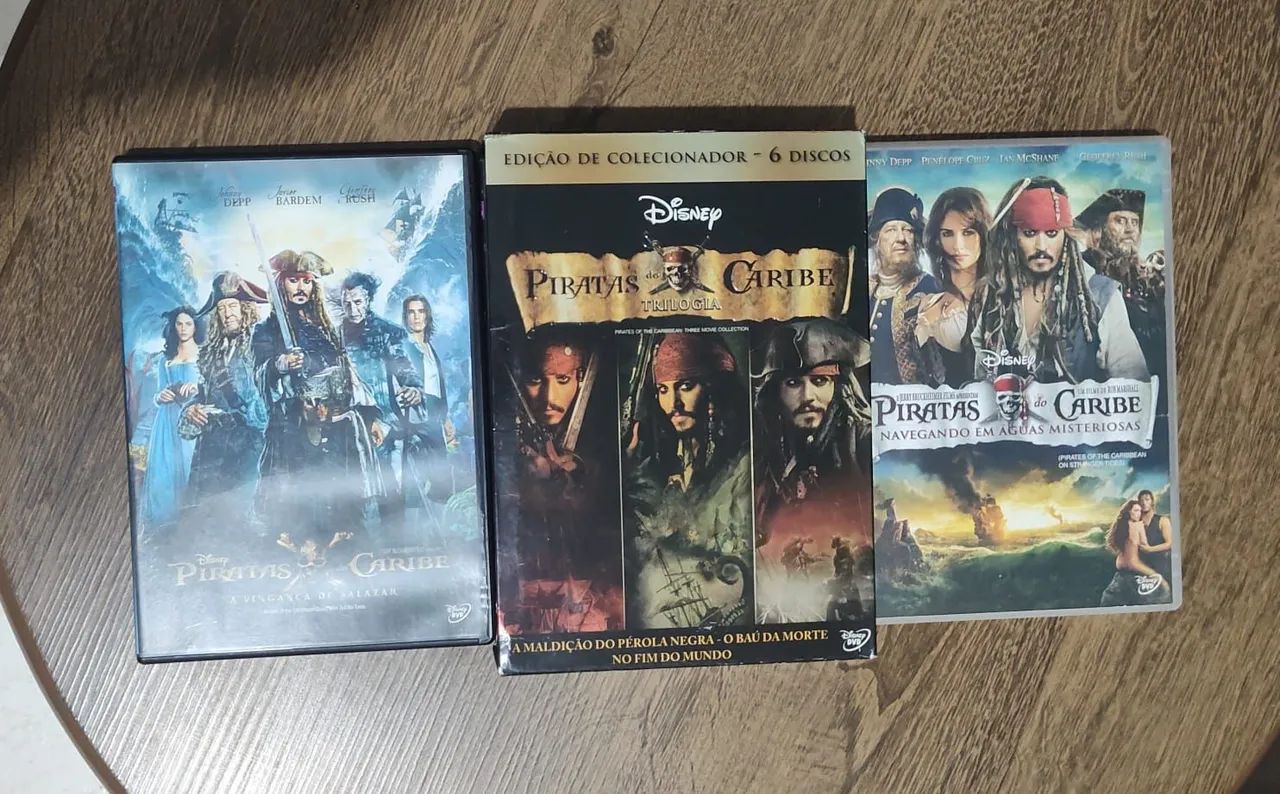 Coleção Piratas do Caribe DVD
