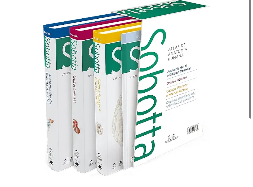Atlas de Anatomia Humana Sobotta - 4 Volumes