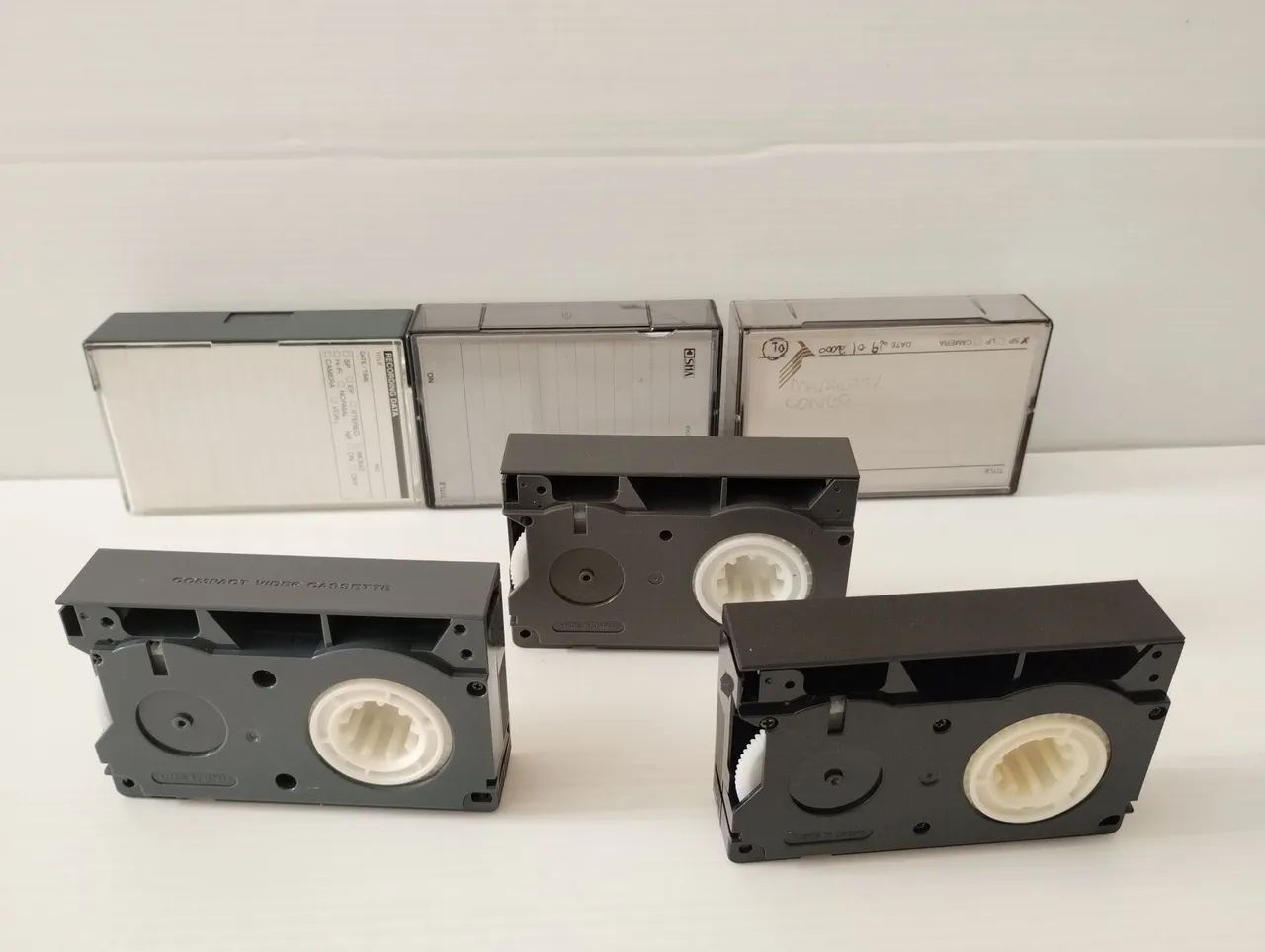 3 Fitas VHS-C Cassete Regraváveis - Fuji TDK Panasonic (impecáveis) - Foto 2