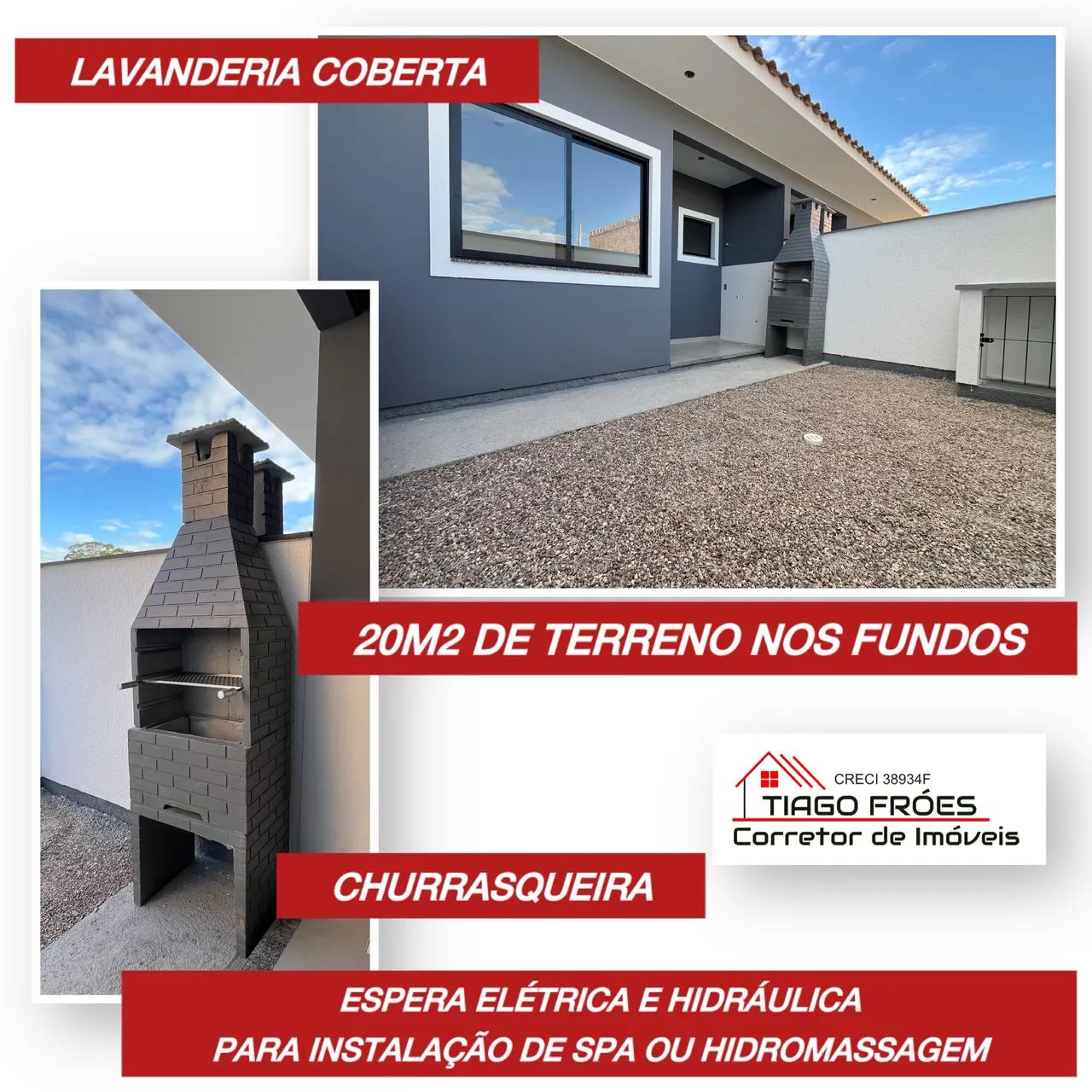 Casa no Nova Palhoça com Acabamento Refinado em fase final de construção - Foto 3