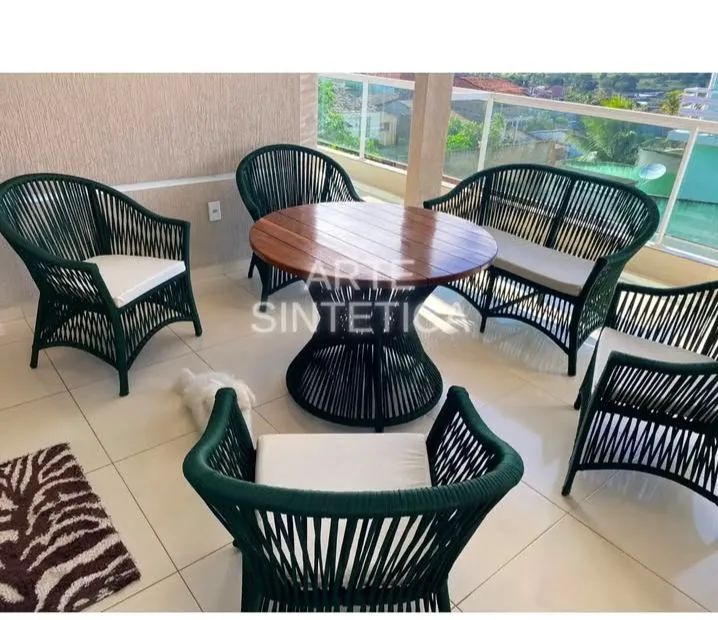 Conjunto Valença com saia de corda náutica  - Foto 4