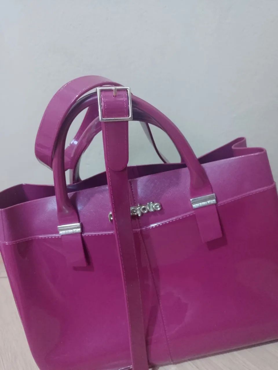 Bolsa verniz rox petitjolie - Foto 2