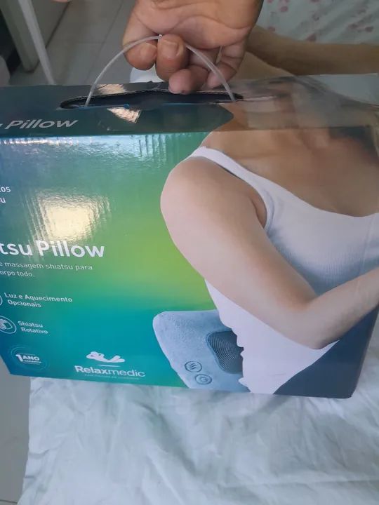 Almofada de Massagem Shiatsu Relaxmedic - Nova - Foto 2