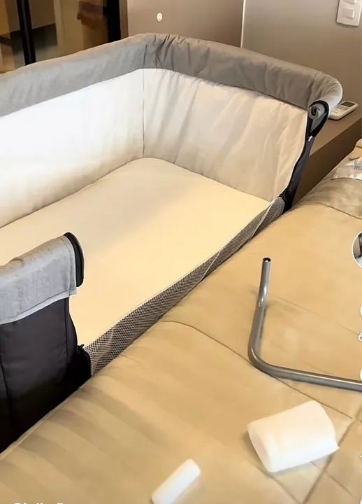 Berço Co-Bed Cinza escuro - Seminovo - Foto 4