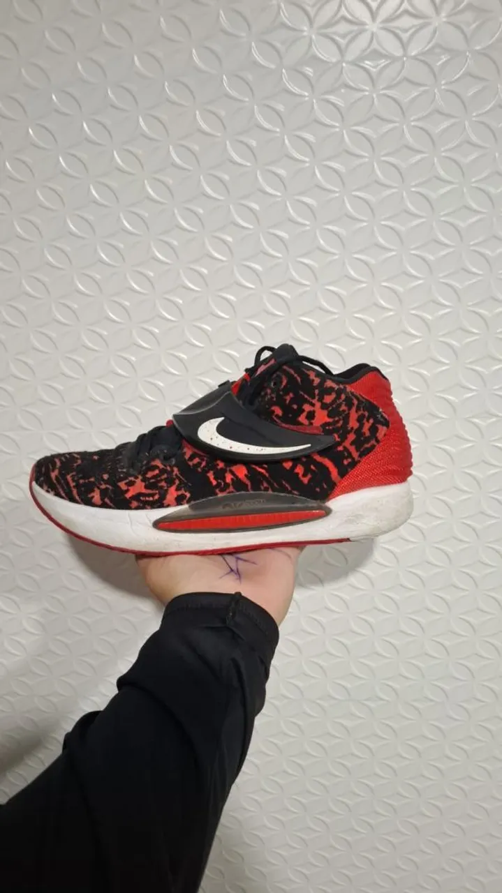 Tênis Nike KD14 - Vermelho e Preto