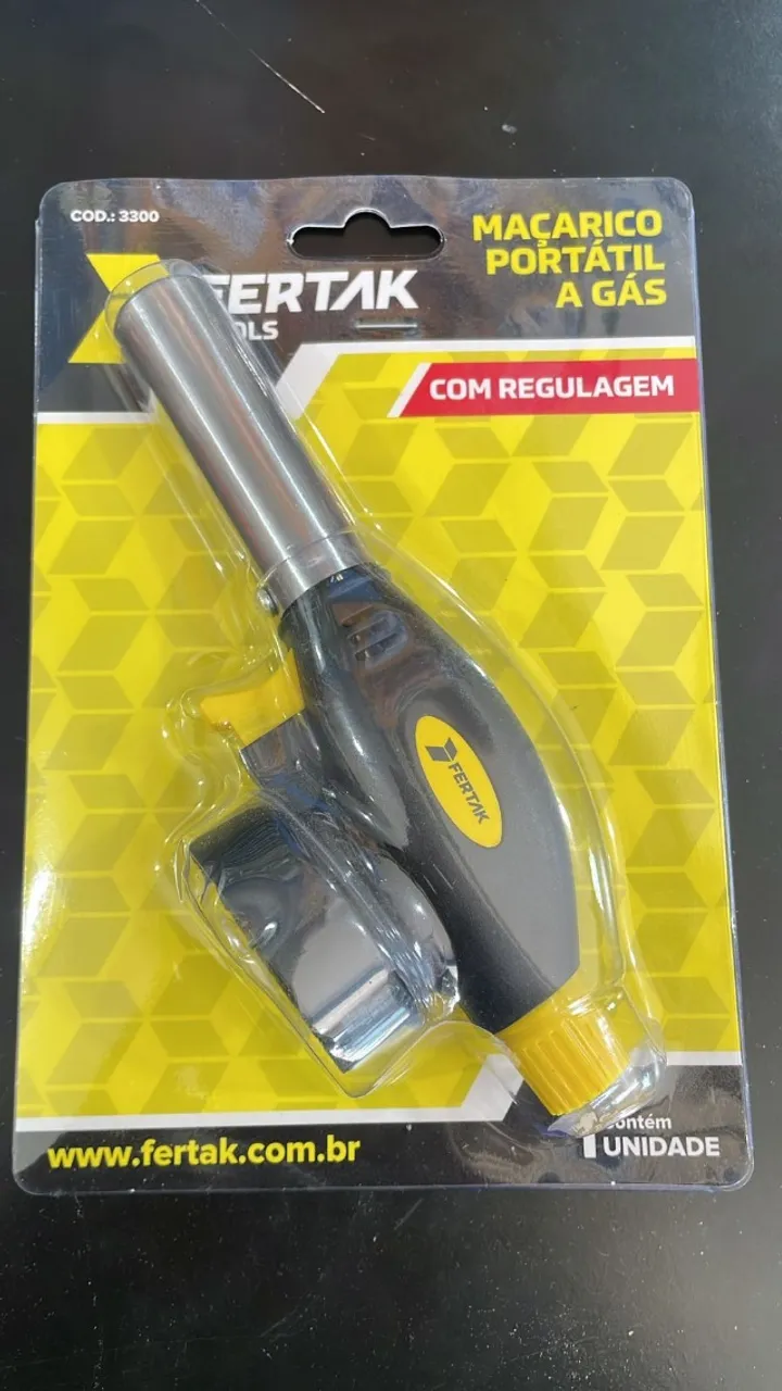 Maçarico à gás com regulagem