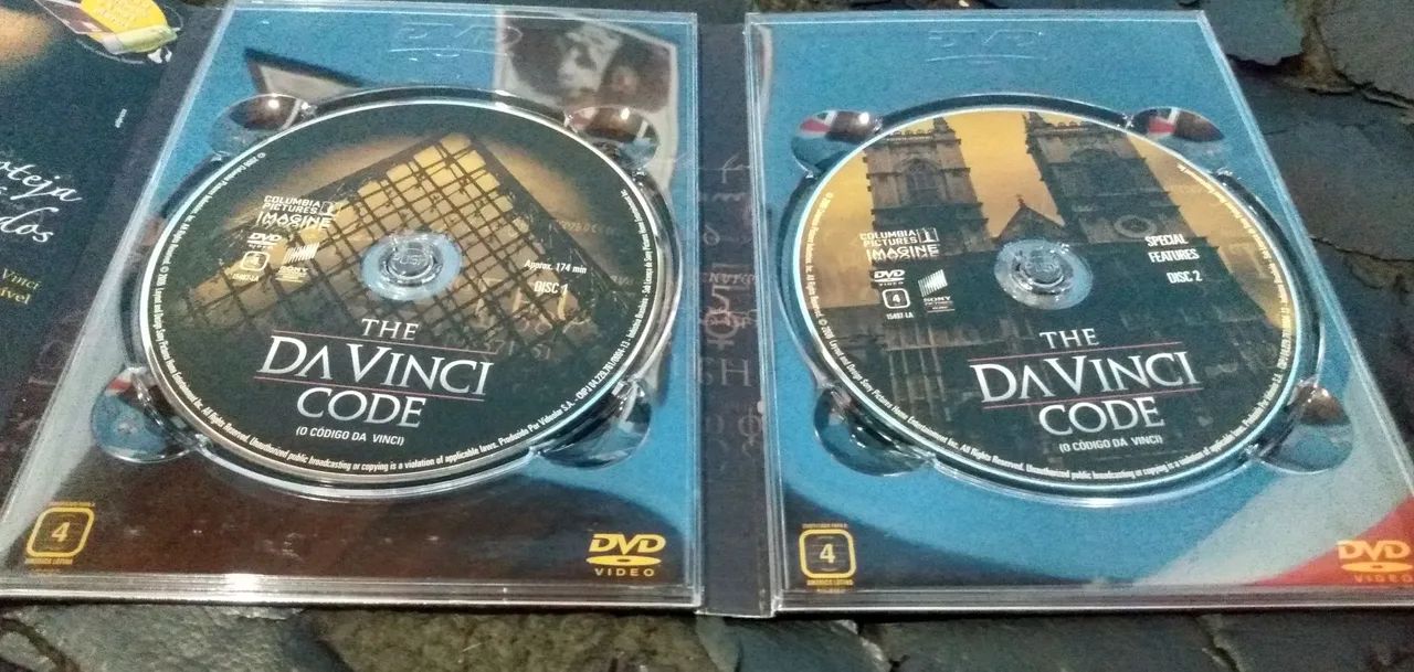 DVD duplo original código da Vinci  - Foto 4